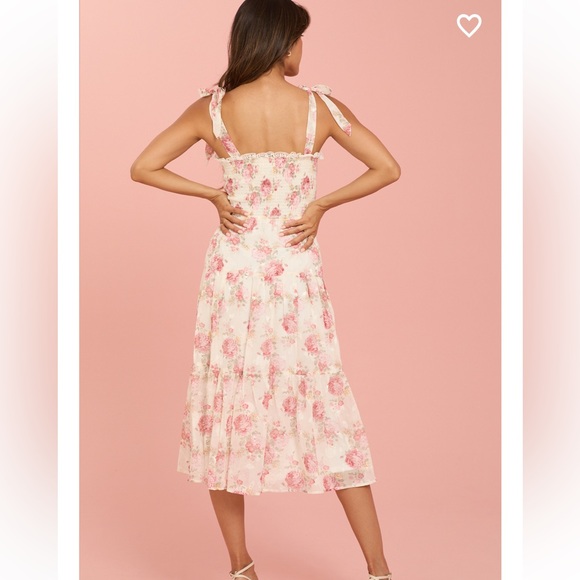 New with tags altard state samira floral midi dress - Picture 3 of 4